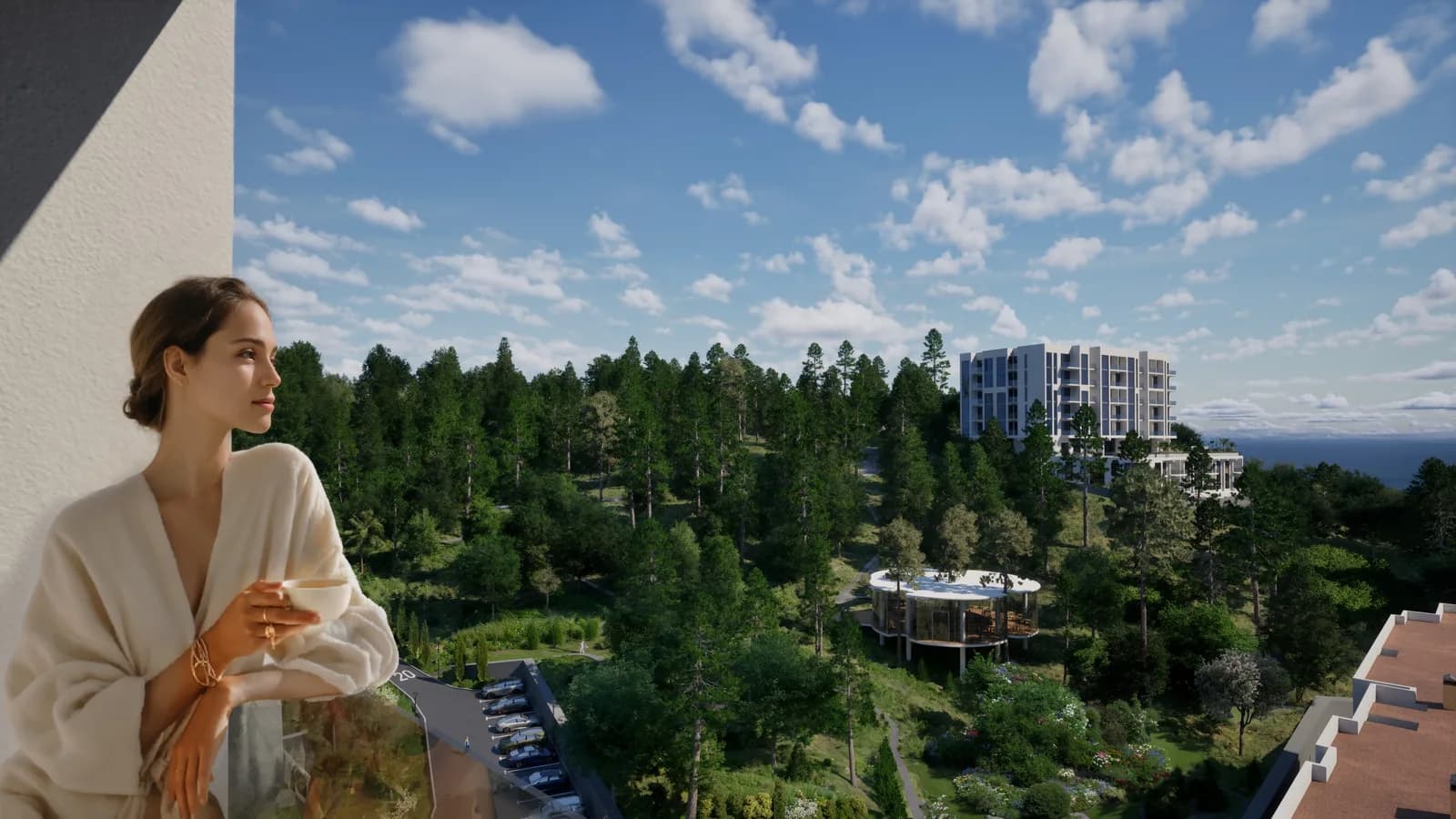 ЖК Белые ночи — территория